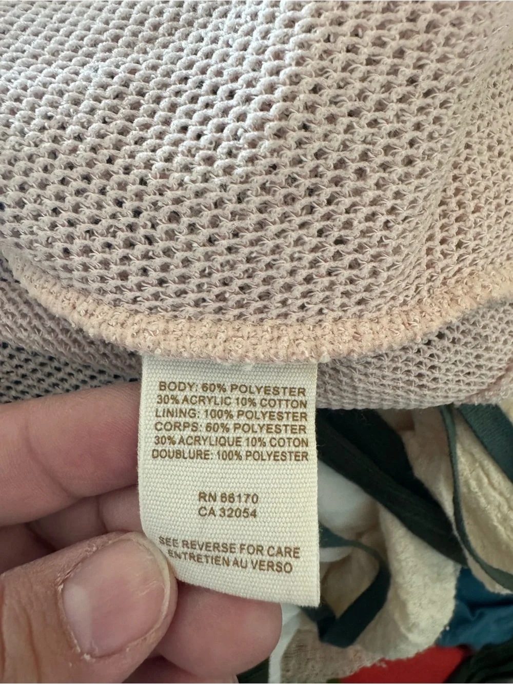 Free People Blush Pink Open Knit Vest